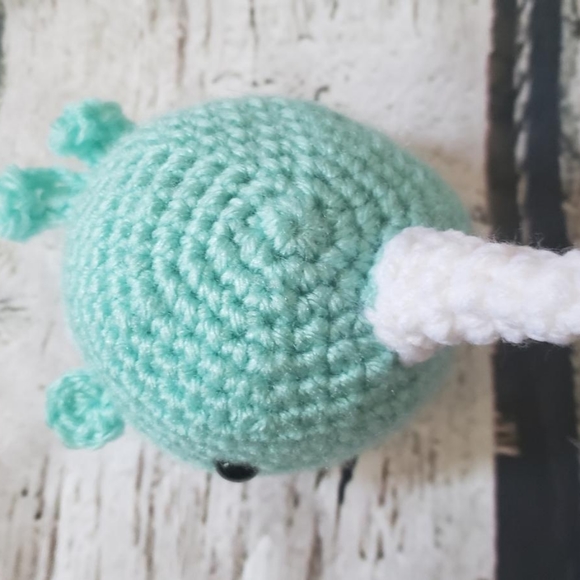 Mint Crochet Narwhal Amigurumi - Picture 11 of 11